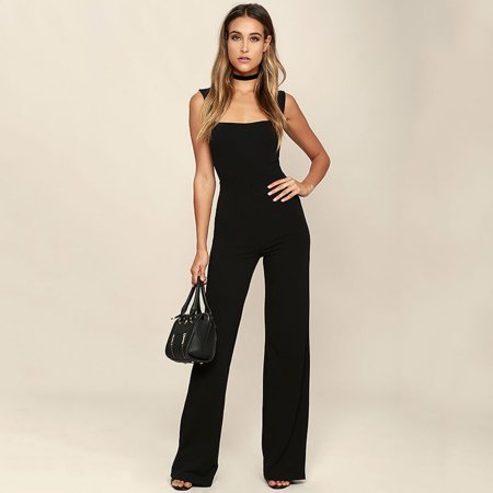 Black jumpsuit for women is a complete outfit