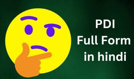 PDI Full Form in Hindi | पीडीआई का मतलब क्या है?