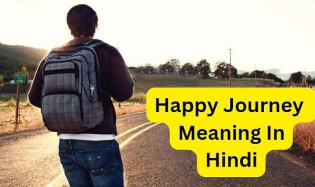 Happy journey meaning in Hindi - Happy journey का मतलब क्या होता है?