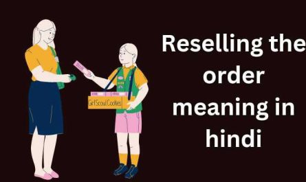 Reselling the order meaning in hindi