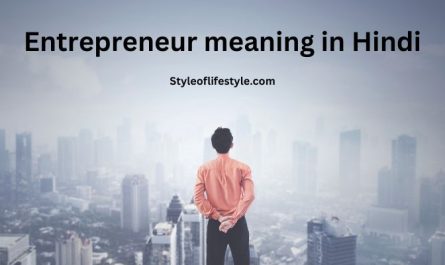 Entrepreneur meaning in Hindi